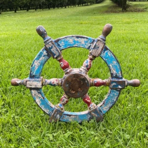 Vintage Sulawesian Fishing Boat Wheel